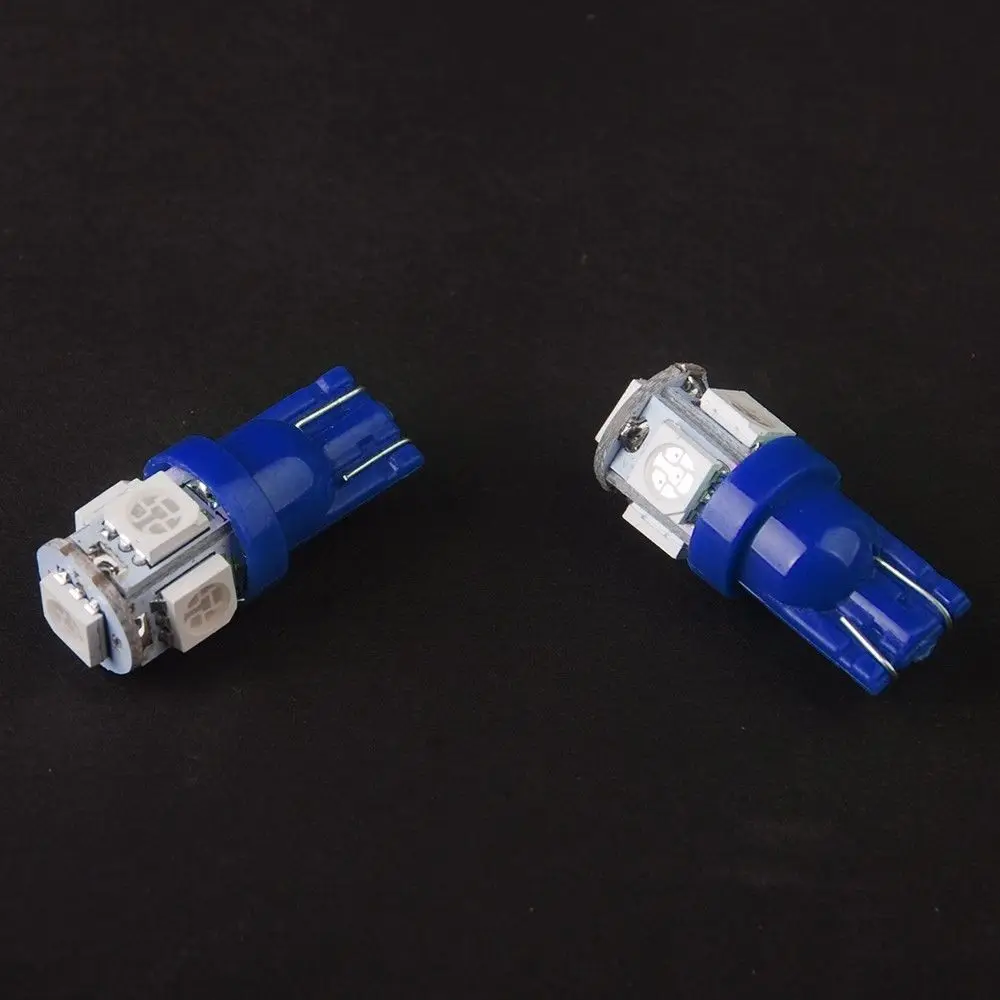 Fuleem 4 шт. T10 194 168 5050 W5W 5SMD 5 светодиодных ламп светодиодная сигнальная