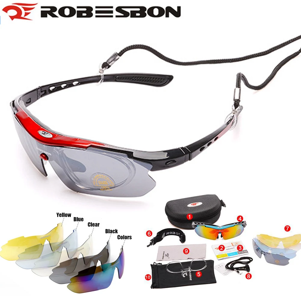 

Очки солнцезащитные ROBESBON, 5 шт.