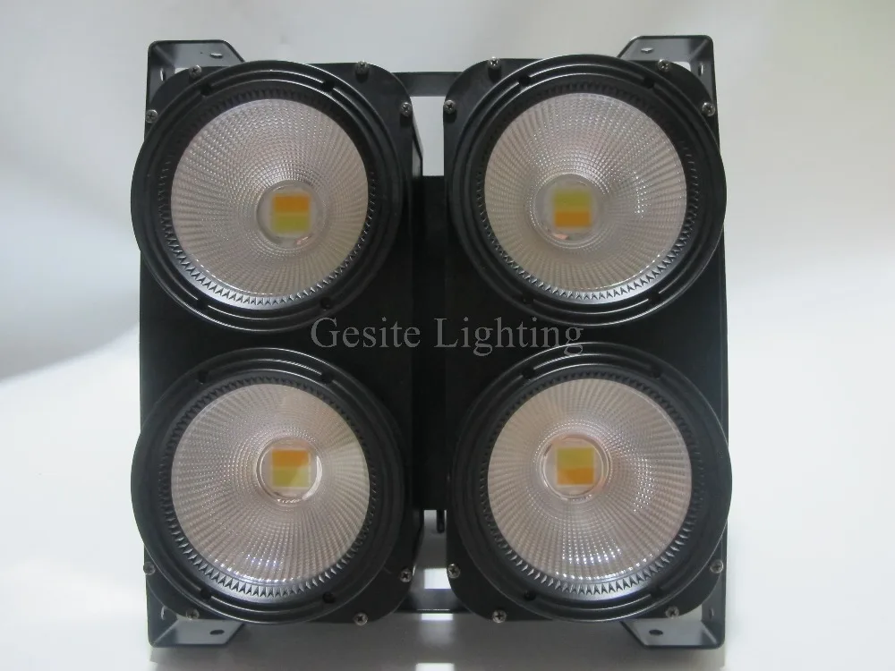 4x100 Вт COB RGB Led матрица Blinder светильник авто звук DMX512 сигнальный сценический фон