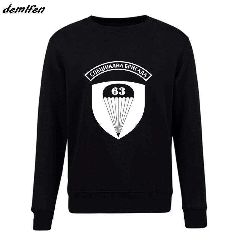 Модная повседневная мужская флисовая толстовка с круглым вырезом вдохновленная