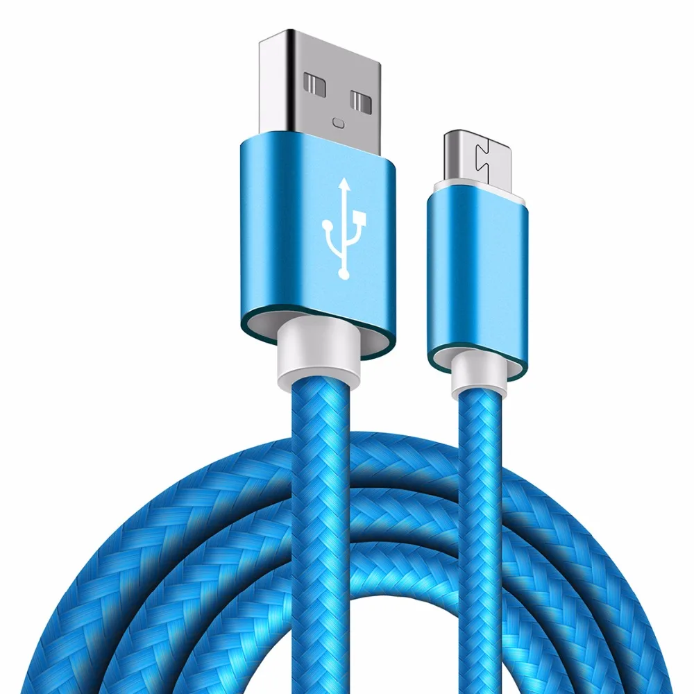 Кабель Micro USB для Huawei P8 P9 Lite быстрая зарядка и синхронизация данных очень длинный