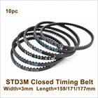 POWGE 102 138 150 159 162 171 174 STD S3M задний передний Ремень W = 3 мм S3M ремень 3Racing Sakura D3 CS 177 Радиоуправляемый автомобиль для дрифта по дороге