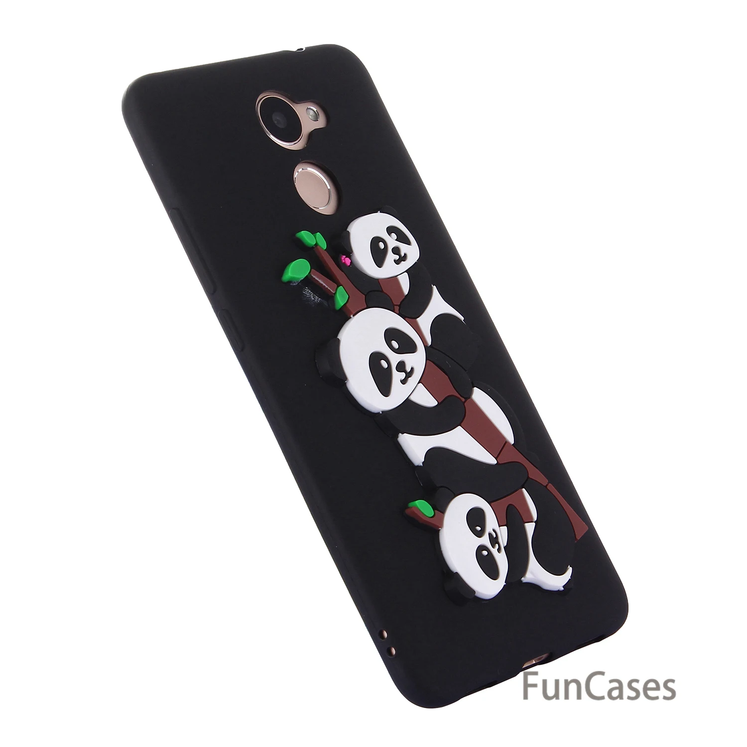 И рисунком милой панды чехол СПС ETUI huawei Enjoy 7 Plus Мягкий силиконовый для телефона с