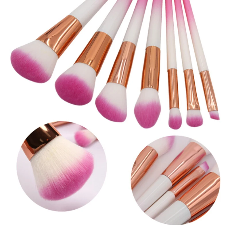 Набор кистей для макияжа 7 шт. кисть основы кисти бровей набор рассыпчатых