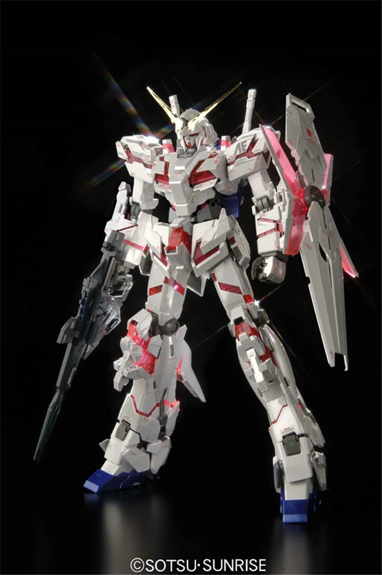 Bandai Gundam MG 1/100 RX 0 Единорог Ver.Ka титановая отделка сборные модели наборы экшн