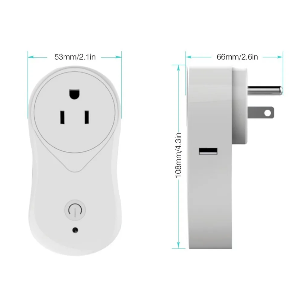Smart Plug Wi Fi Разъем беспроводной пульт голосового управления с поддержкой USB порт