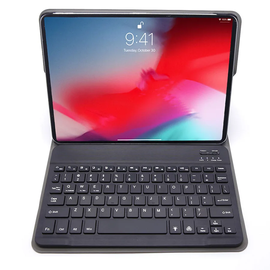 7 цветов подсветка Bluetooth клавиатура чехол для iPad Pro 11 дюймов Съемная Беспроводная клавиатура из искусственной кожи чехол Подставка для планшета