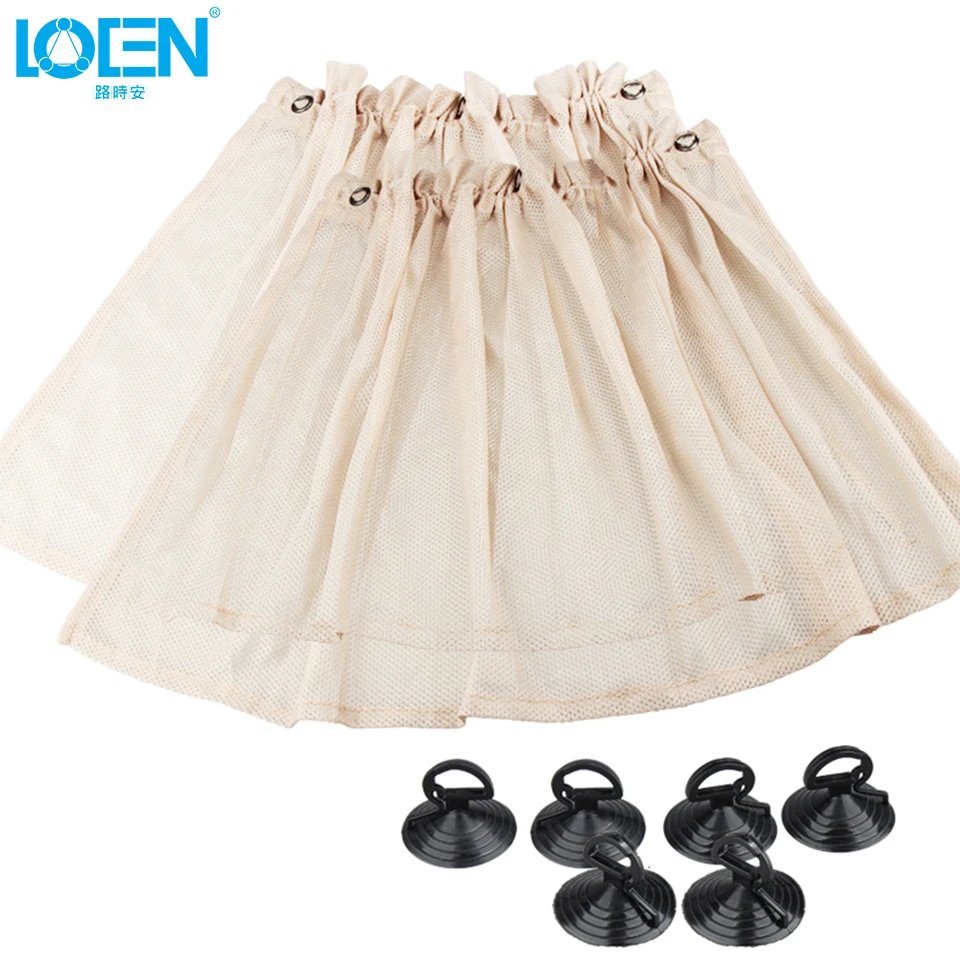 LOEN 2 шт. Усадочные сетчатые шторы для окон Автомобильные Боковые окна