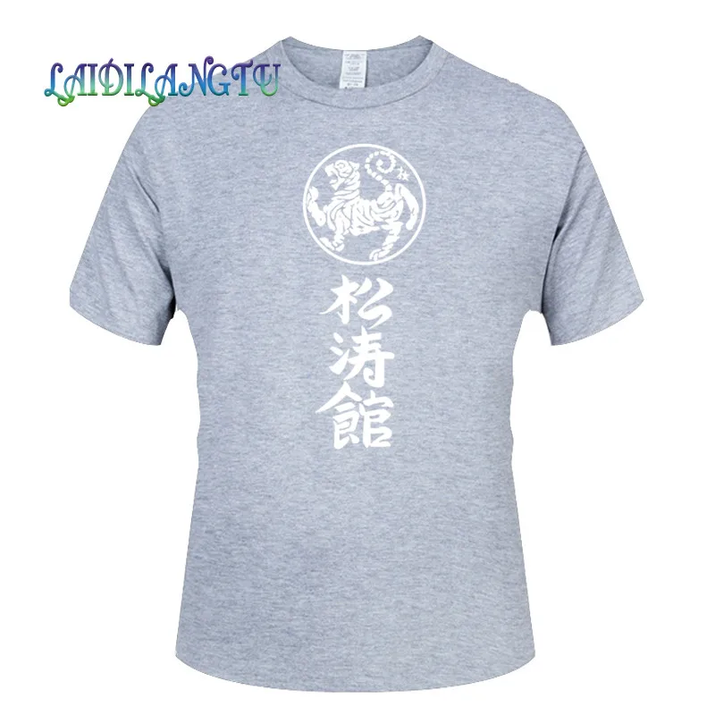 Новые футболки Kanji Shotokan Karate Songtao Hall мужские хлопковые летние стильные с коротким