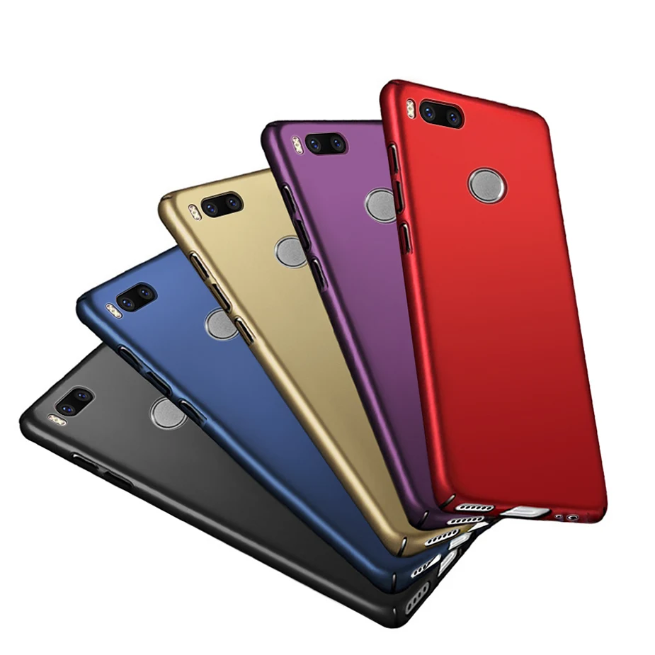 Чехол для Xiaomi Mi 5X Mi5X матовый жесткий пластиковый защитный чехол A1 MiA1 сверхтонкий