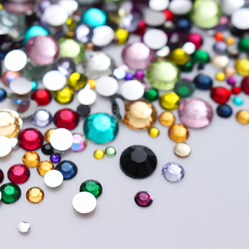 1 пакет 2000 шт. Стразы Красочные Хрустальные фотообои художественное украшение|nail