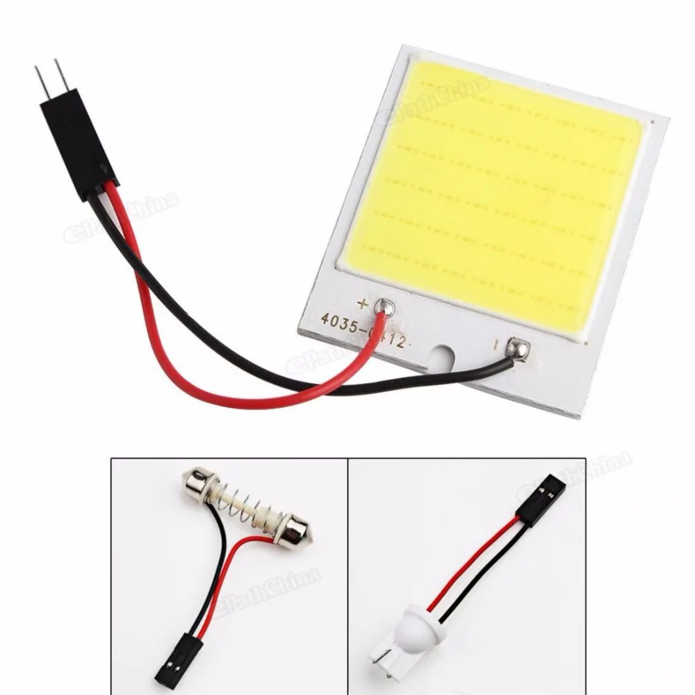 1 комплект 48 SMD СВЕТОДИОДНЫЙ прочный 4 Вт белый светильник автомобильный для