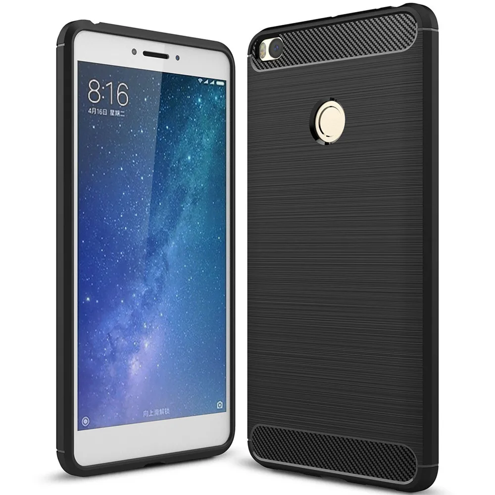 Чехол для Xiaomi Mi Max 2 Роскошный ультра тонкий мягкий силиконовый чехол из