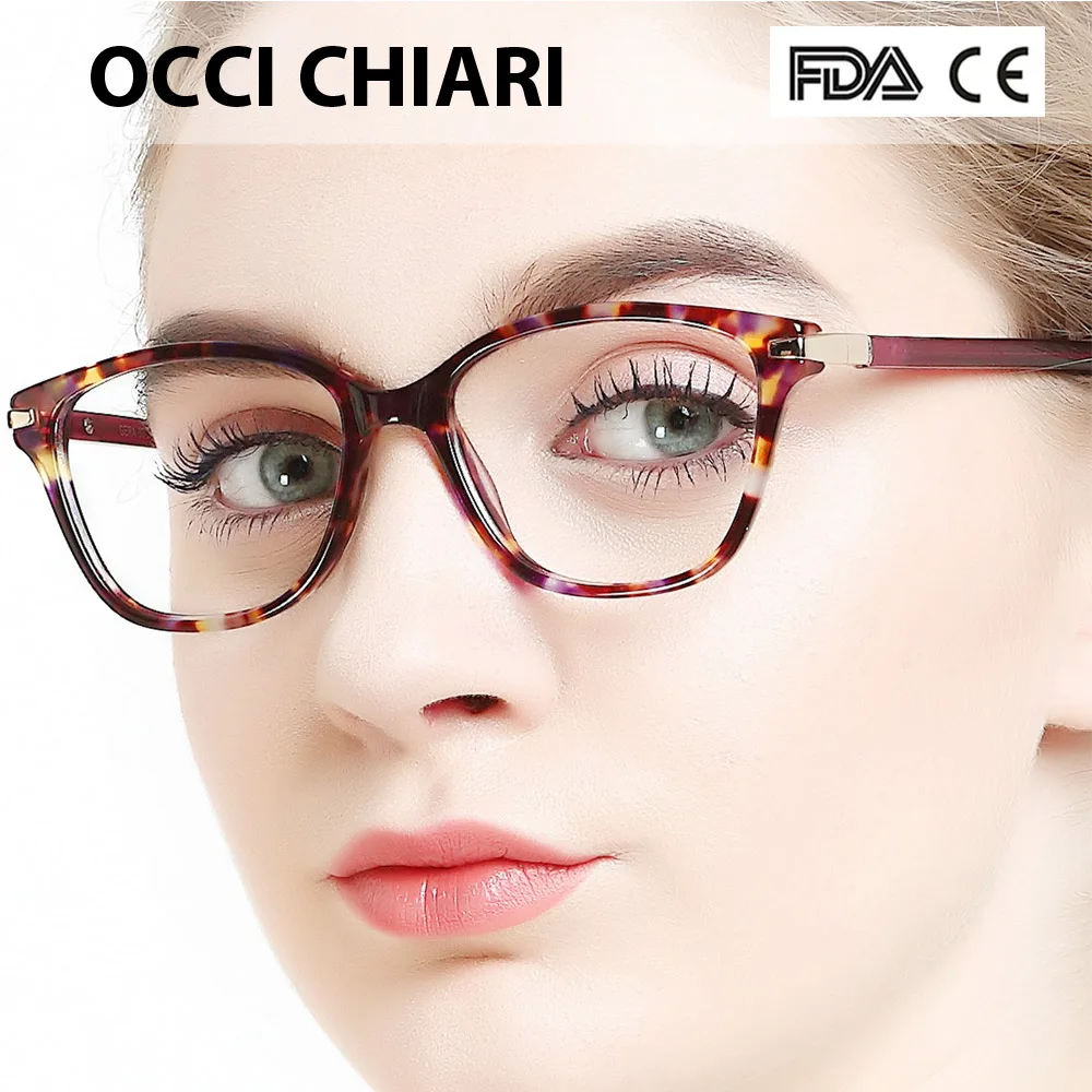 OCCI CHIARI итальянский дизайн demi ручная работа прозрачные линзы очки по рецепту