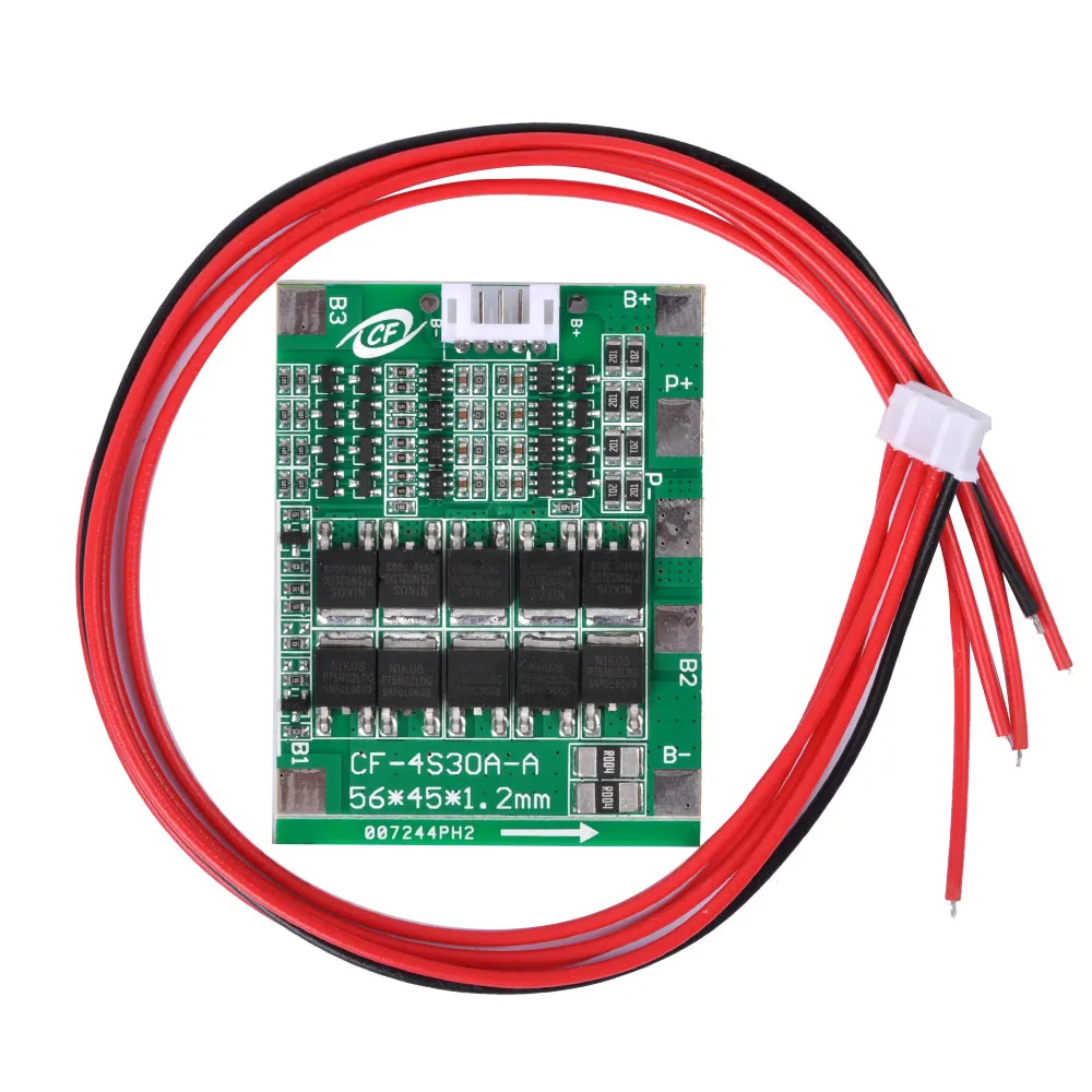 1 комплект 4S 30A 14 8 V литий ионный аккумулятор 18650 BMS пакеты Щит защиты печатной