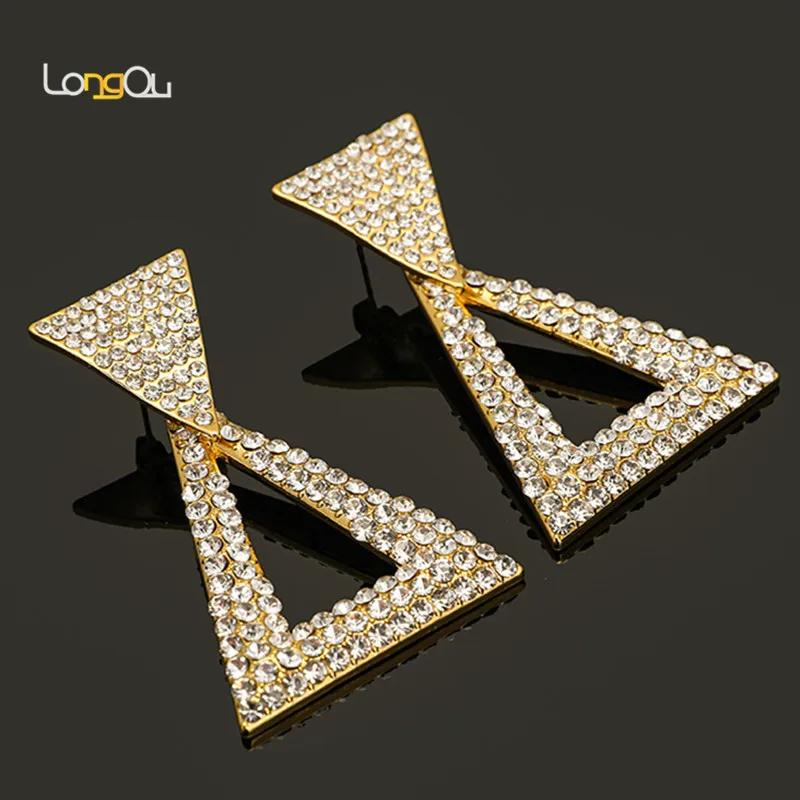 Longqu 2019 модные висячие серьги африканские большие длинные бусины Дубай