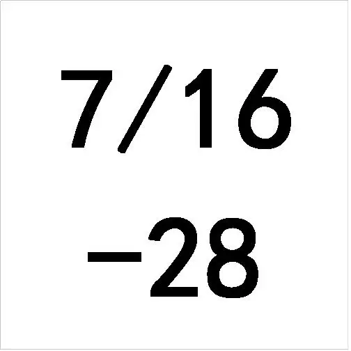 28 UN 1 шт. 7/16-14 16 18 20 24 27 28 32 36 40 UNC UNS UNF HSS правый ручной кран TPI резьбонарезные инструменты для обработки пресс-форм - Цвет: 28 UN