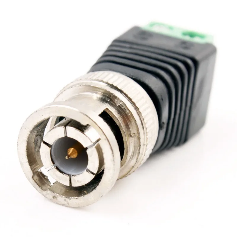 

40 pcs Adapter 20x BNC Video Balun+10x Male 10x Female DC Power Plug Connector Converter For CCTV