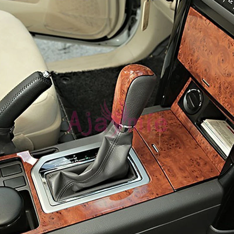 Для Toyota Land Cruiser 150 Prado LC150 FJ150 2010 2017 деревянная рукоятка рычага переключения передач