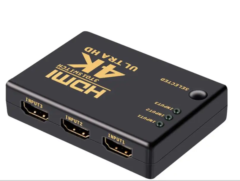 Видеопереключатель 1080P 4K * 2K HDMI сплиттер 3 входа 1 выход концентратор для DVD HDTV Xbox PS3
