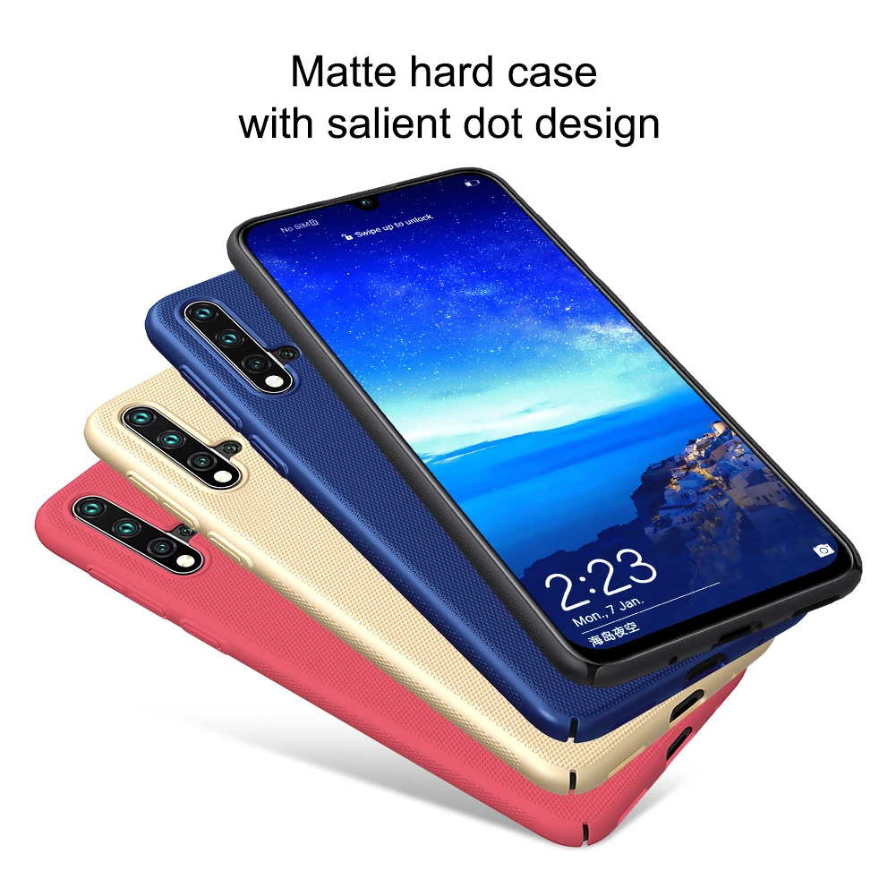 Чехол Nilkin для Huawei Nova 5 / Pro оригинальный матовый чехол жесткая задняя крышка из