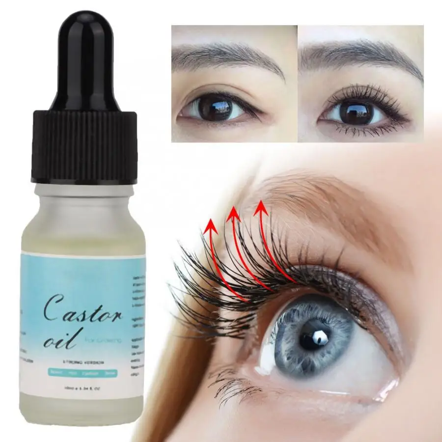 Натуральное касторовое масло для роста ресниц жидкая сыворотка