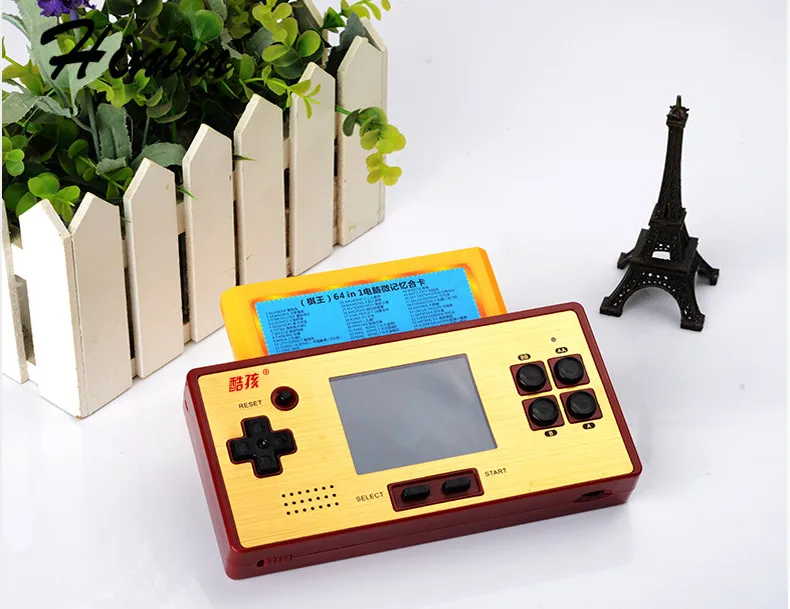 Coolbaby RS 98 встроенный 89 различных игр 3 дюймовый экран детская игра 8 бит ручной цвет