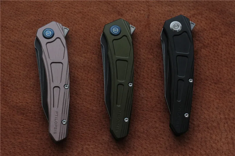 maxace ptilopsis M390 Танто лезвие, алюминиевая ручка, Отдых на природе Охота Карманный фрукты Ножи EDC инструменты