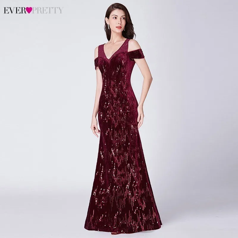 2019 Русалка блестками блестящие вечерние платье Элегантное кружевное вечернее