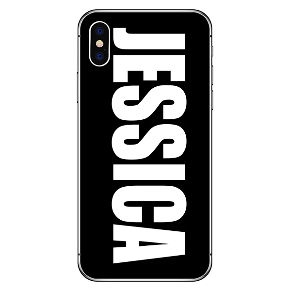 DIY чехол с именем на заказ для iphone 6, 6s, 7, 8 Plus, 5S, se, мягкий чехол из тпу для iphone 11 Pro, Max X, XS, XR, настраиваемый чехол с текстом - Цвет: Style 2