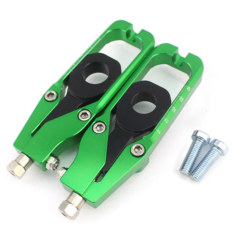 Мотоцикл с ЧПУ алюминий левый и правый цепи регуляторы катушки натяжители Катена