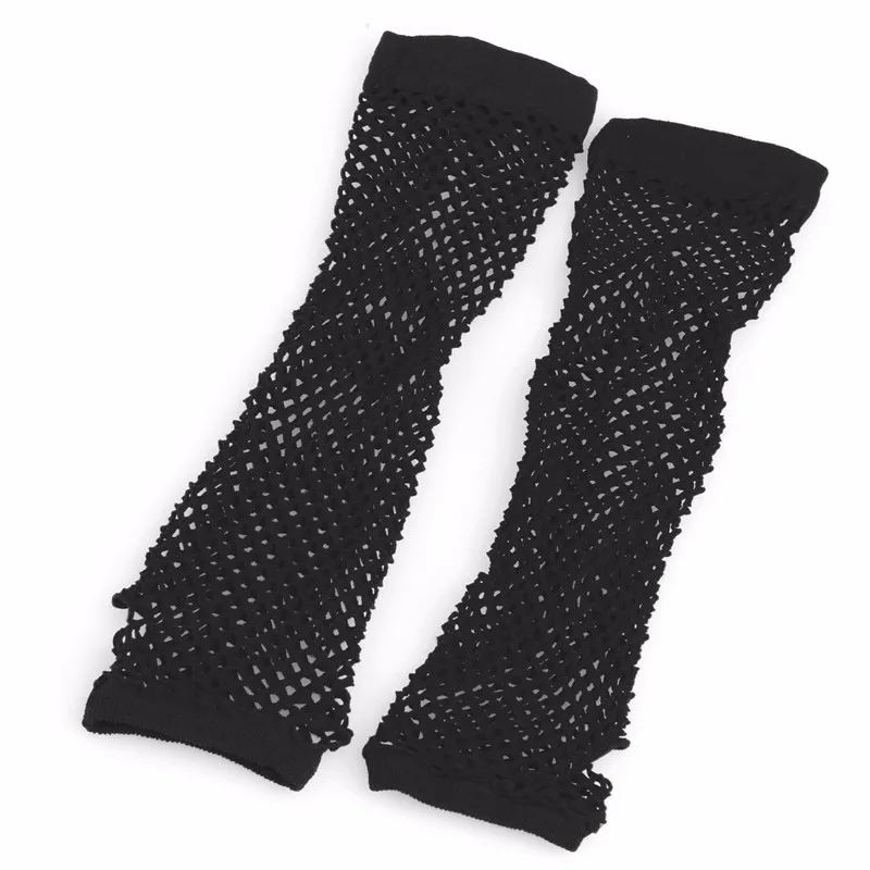 Женский костюм для танца Вечерние перчатки без пальцев в сетку|gloves mittens|fishnet