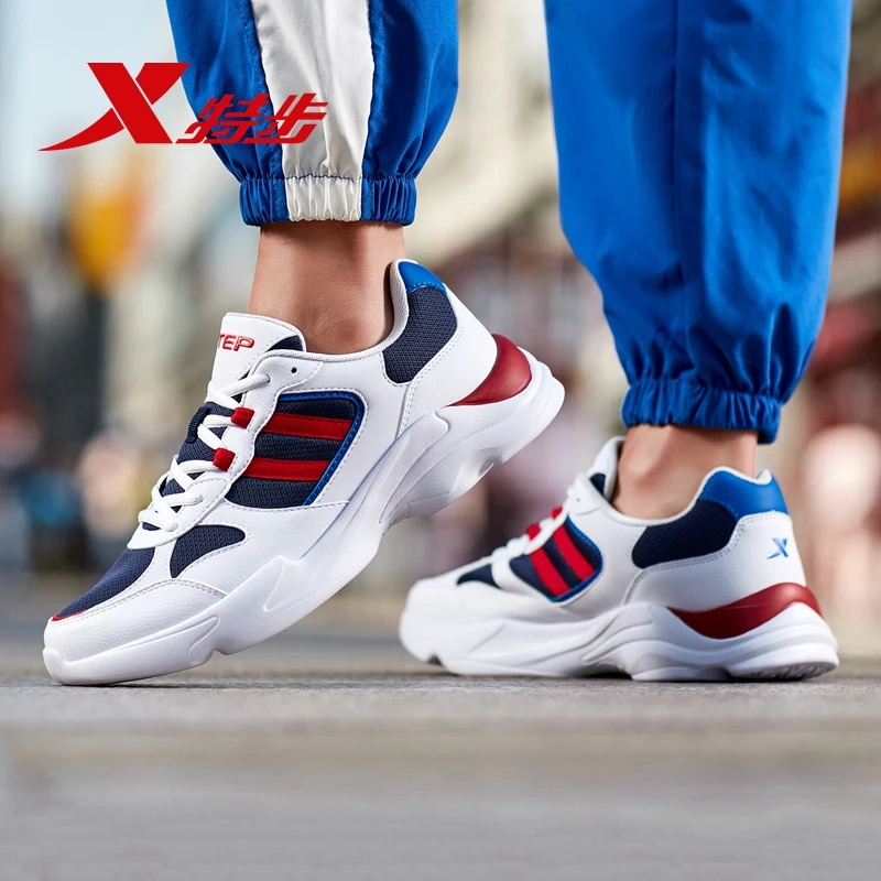 Xtep/Мужская Спортивная обувь; летняя Новинка года; легкая дышащая обувь с амортизацией; трендовая Повседневная обувь; 881219329801