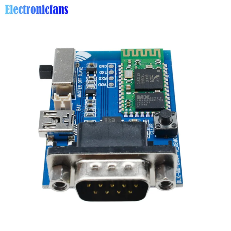 Последовательный адаптер связи RS232 Bluetooth Master-Slave 2 режима 5 в Mini USB последовательный
