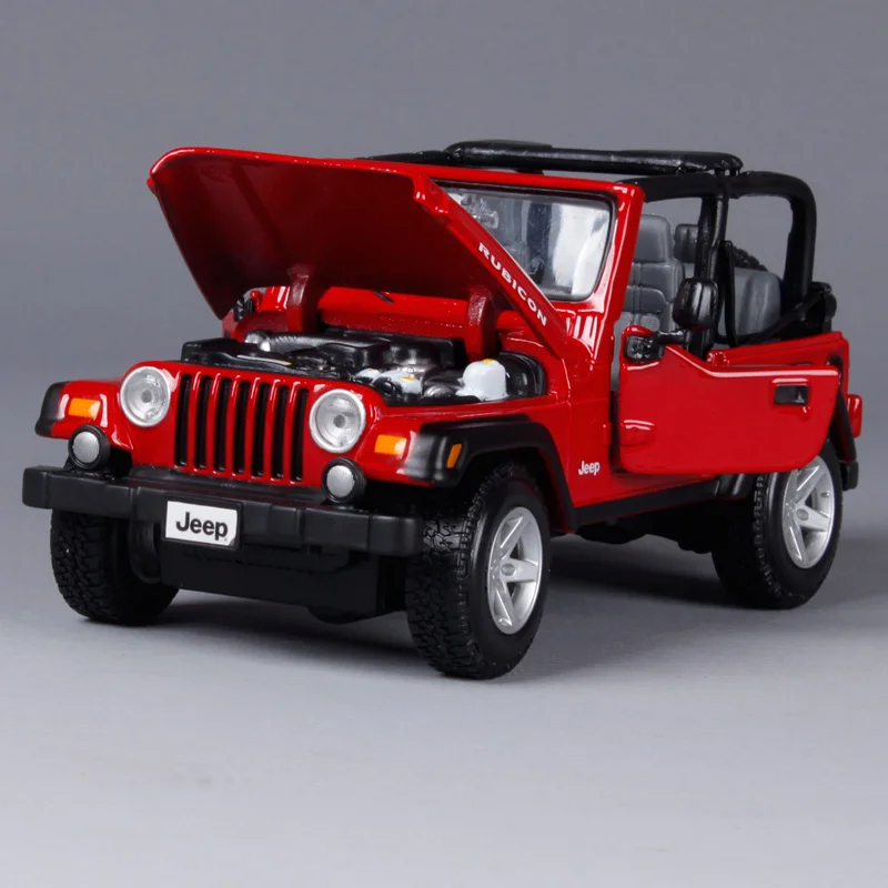 Maisto 1:27 Jeep Wrangler Rubicon SUV Diecast Model Car Toy New In Box Free Shipping 31245 |