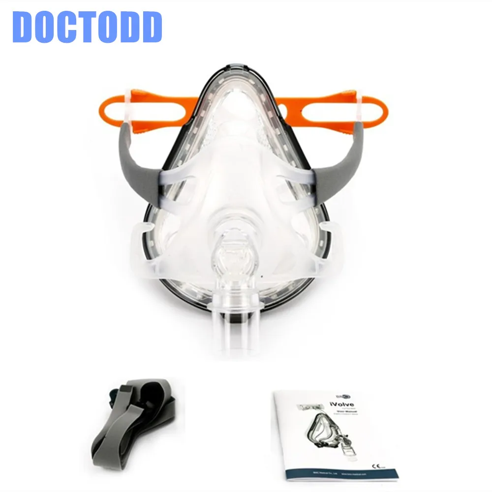 DOCTOD F1A полная маска для лица CPAP Bipap машина ХОБЛ храп сна терапия Размер SML
