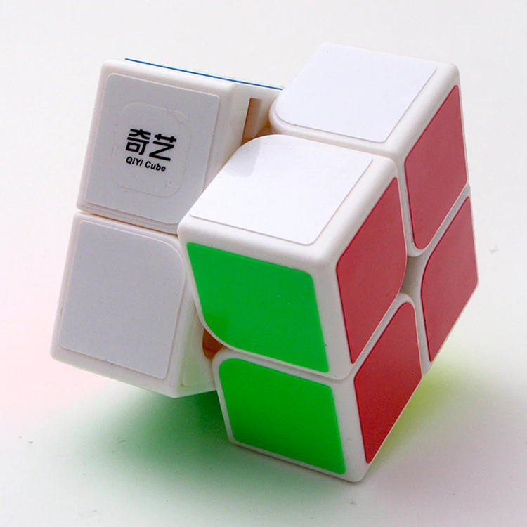 Oyuncak Qiyi Волшебные кубики 2x2 куб Cubo Magico 50 мм Скорость карман Стикеры игра-головоломка, профессиональные обучающие игрушки для детей
