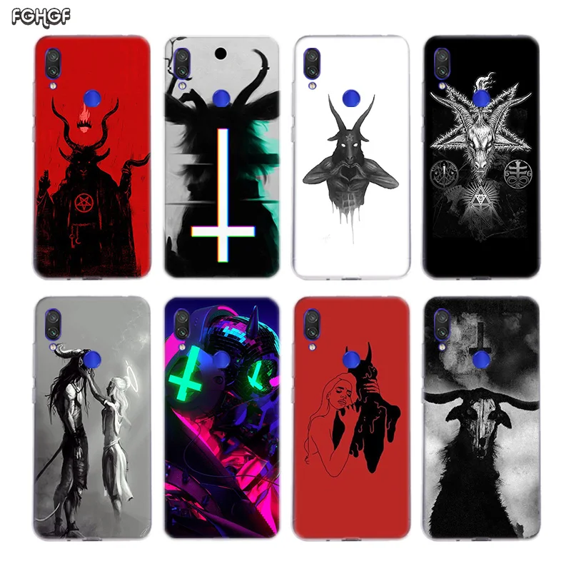 Devil Satan New Fun Silicone Case For Xiaomi Redmi Note 7 6 Pro 5 4 4X K20 7A Y3 S2 5A 6A Xiomi Pocophone F1 9T 9 SE 8 A2 lite |