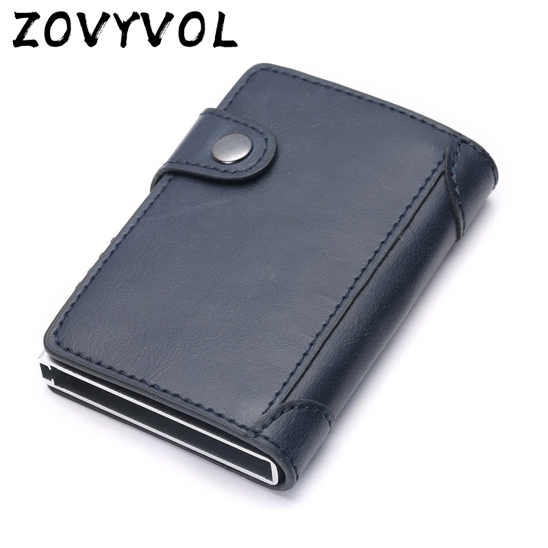 

Новинка 2021 г., чехол ZOVYVOL с RFID-блокировкой для мужчин и женщин, Чехол для карт, держатель для карт из углеродного волокна и искусственной кожи,...