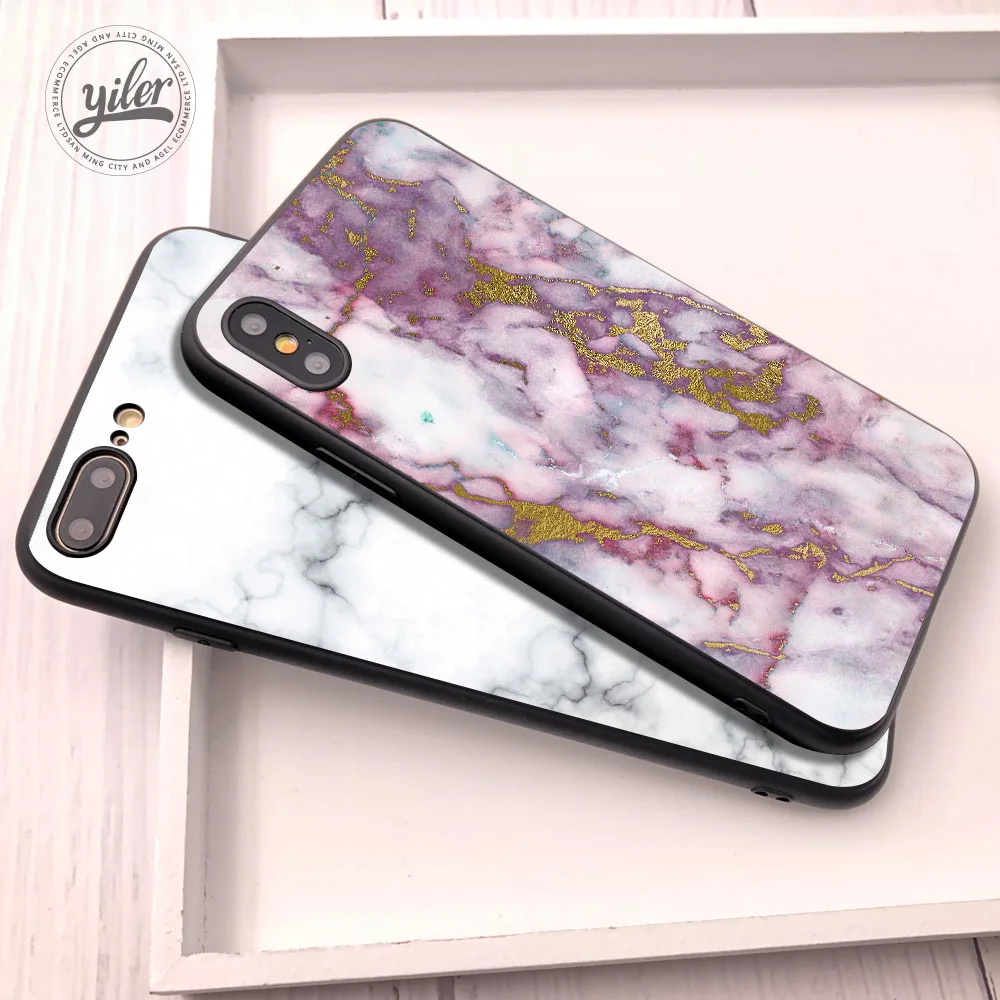Модный мраморный гранит для Funda iPhone 7 8 Plus чехол силиконовый чехол для iPhone XS 11 Pro Max XR SE 5S 6 8 Plus чехол для телефона s