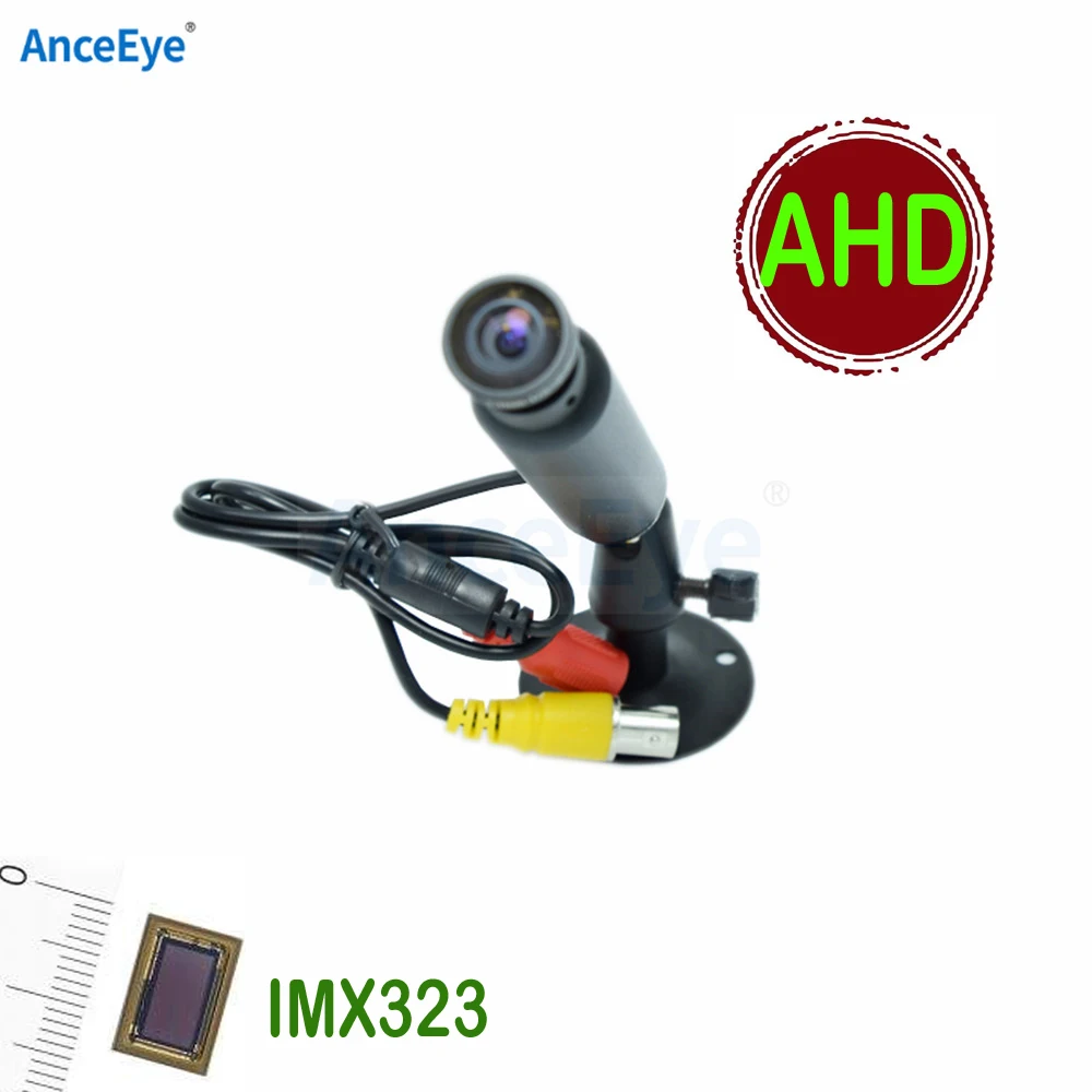 AnceEye AHD мини пуля камера 1080P HD 2MP IMX323 StarLight 0 0001 Lux видеонаблюдения 2 1 мм