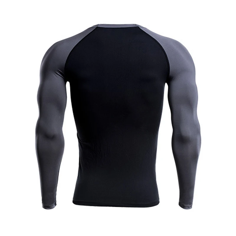 Эластичная Мужская футболка для бега с длинным рукавом 5XL 6XL|Беговые футболки| |