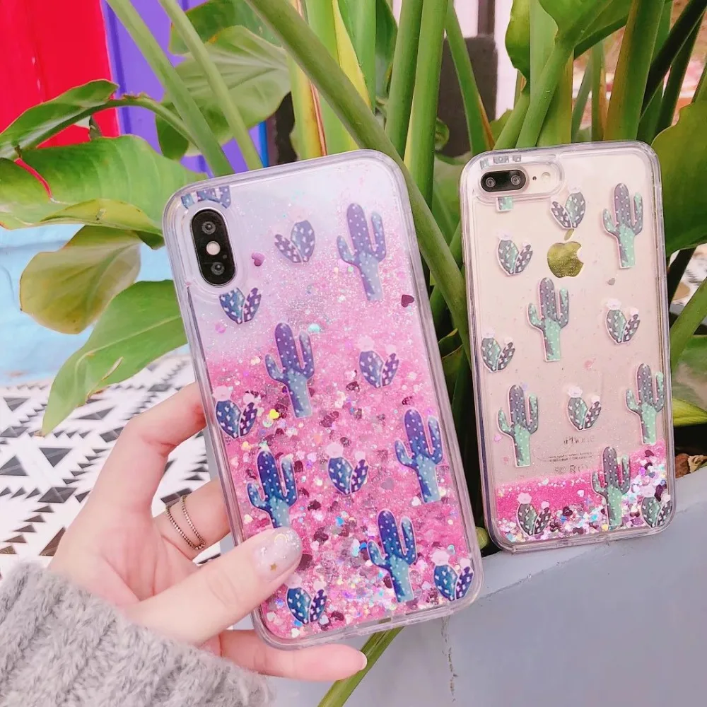 GABOOM Динамические Liquid блестит зыбучие пески телефон чехлы для iPhone 7 Чехол 6 6s 8 Plus X