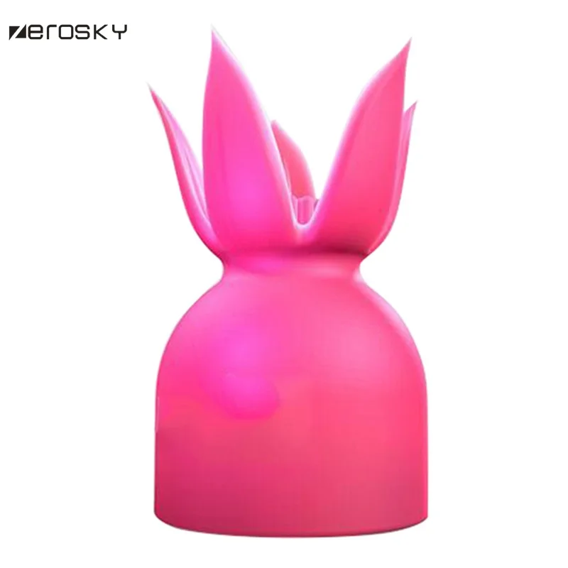 Zerosky Silicone Vibrator Magic Wand Attachment Head Covers AV Accessories G Spot Vibrators Massager Cap Sex Toys |