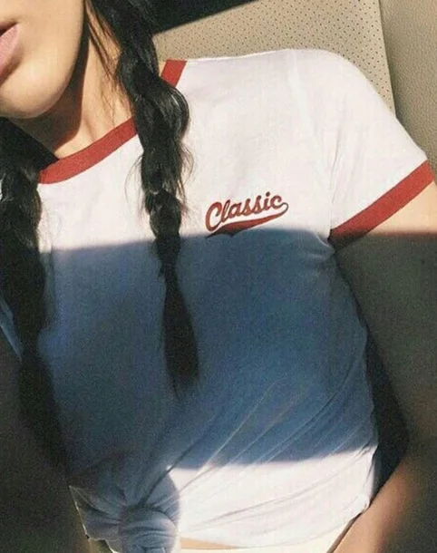 Новое поступление Классическая Милая женская футболка летняя одежда