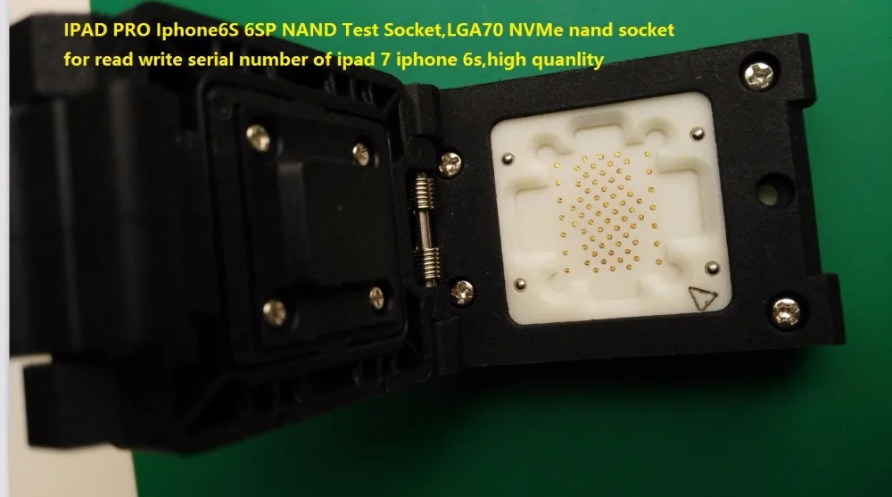 Для iPad Pro 9 7 12 Iphone 6SP 6S iphone 7P PCIE NAND тестовая розетка LGA70 NVMe для чтения и записи
