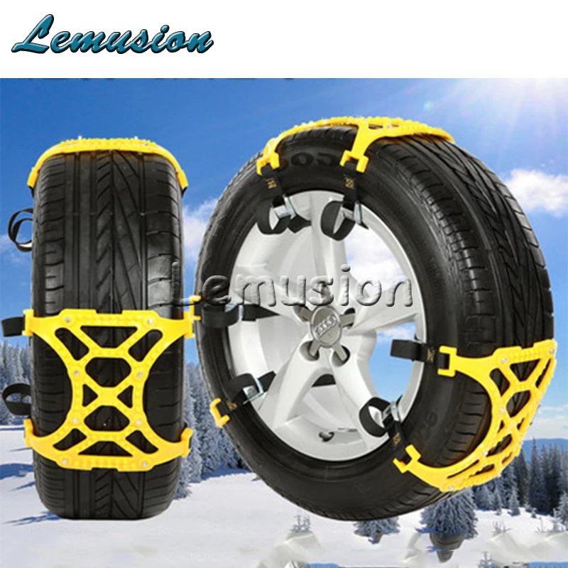 6X автомобильные противоскользящие цепи для Renault Duster Laguna Megane 2 3 Logan Captur Clio Saab 9-3 9-5 93
