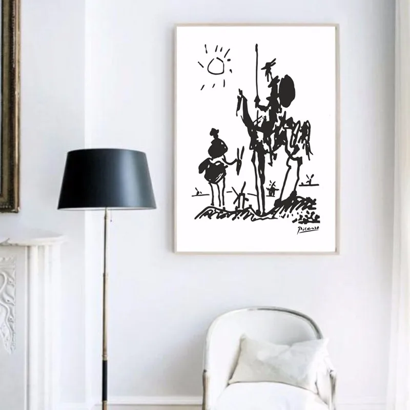 Современная абстрактная картина маслом холст искусство Пабло картины Пикассо