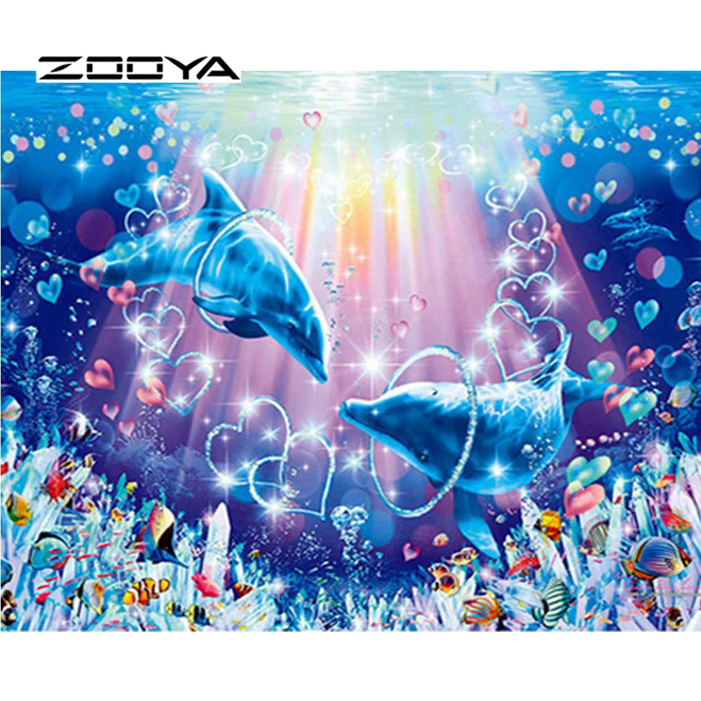 ZOOYA Алмазная вышивка распродажа мультяшная алмазная живопись Полный Круглый