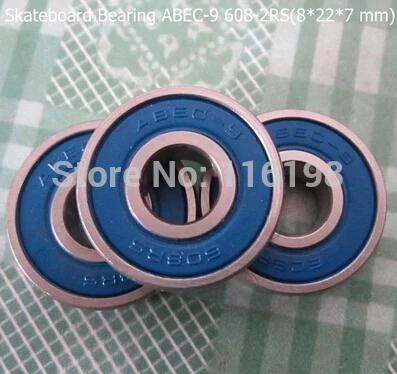 100 шт. скейтборд подшипника 608 2RS 608RS 8x22x7 2015 обуви ABEC9|abec9|abec9 608rs bearing |